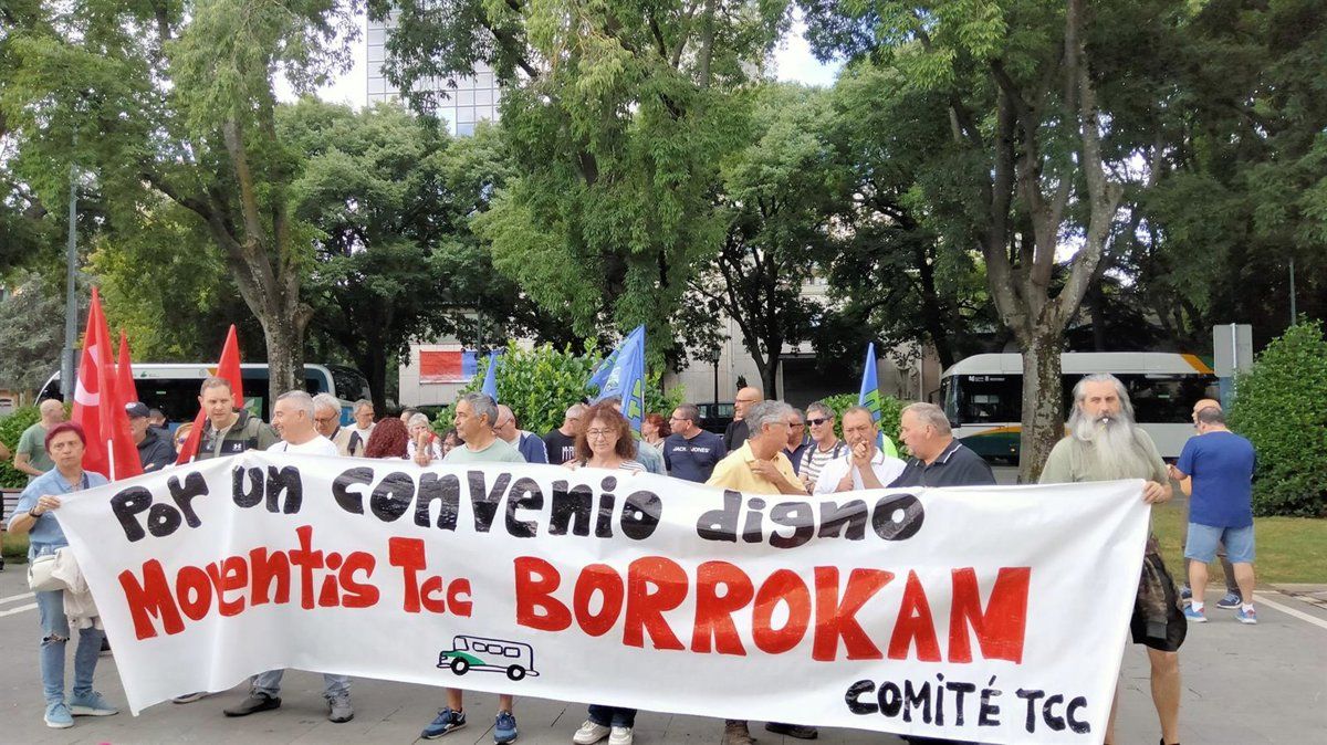 Langileak greban | Argazkia: Europa Press