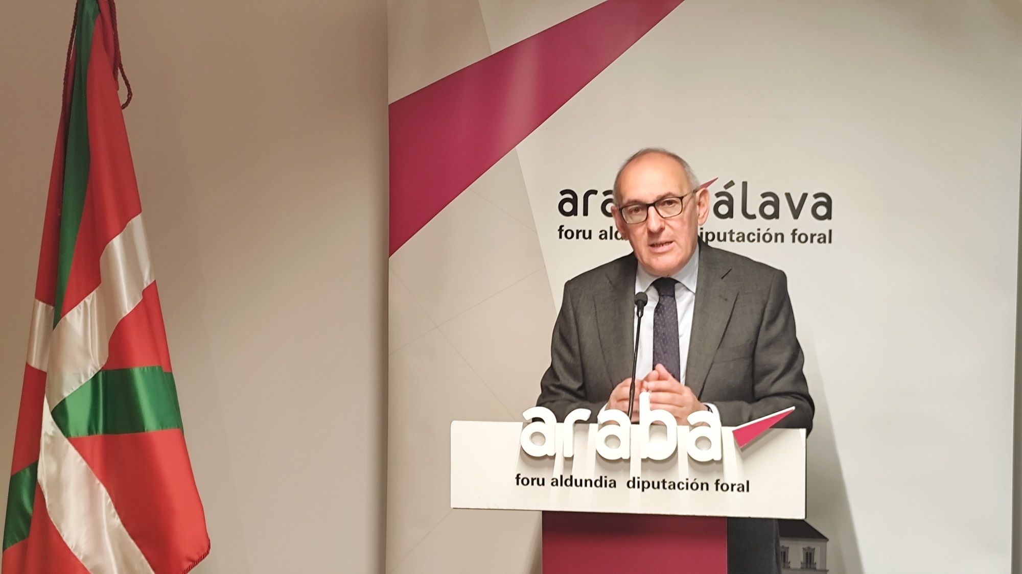 Ramiro González Arabako diputatu nagusia | Argazkia: Arabako Foru Aldundia