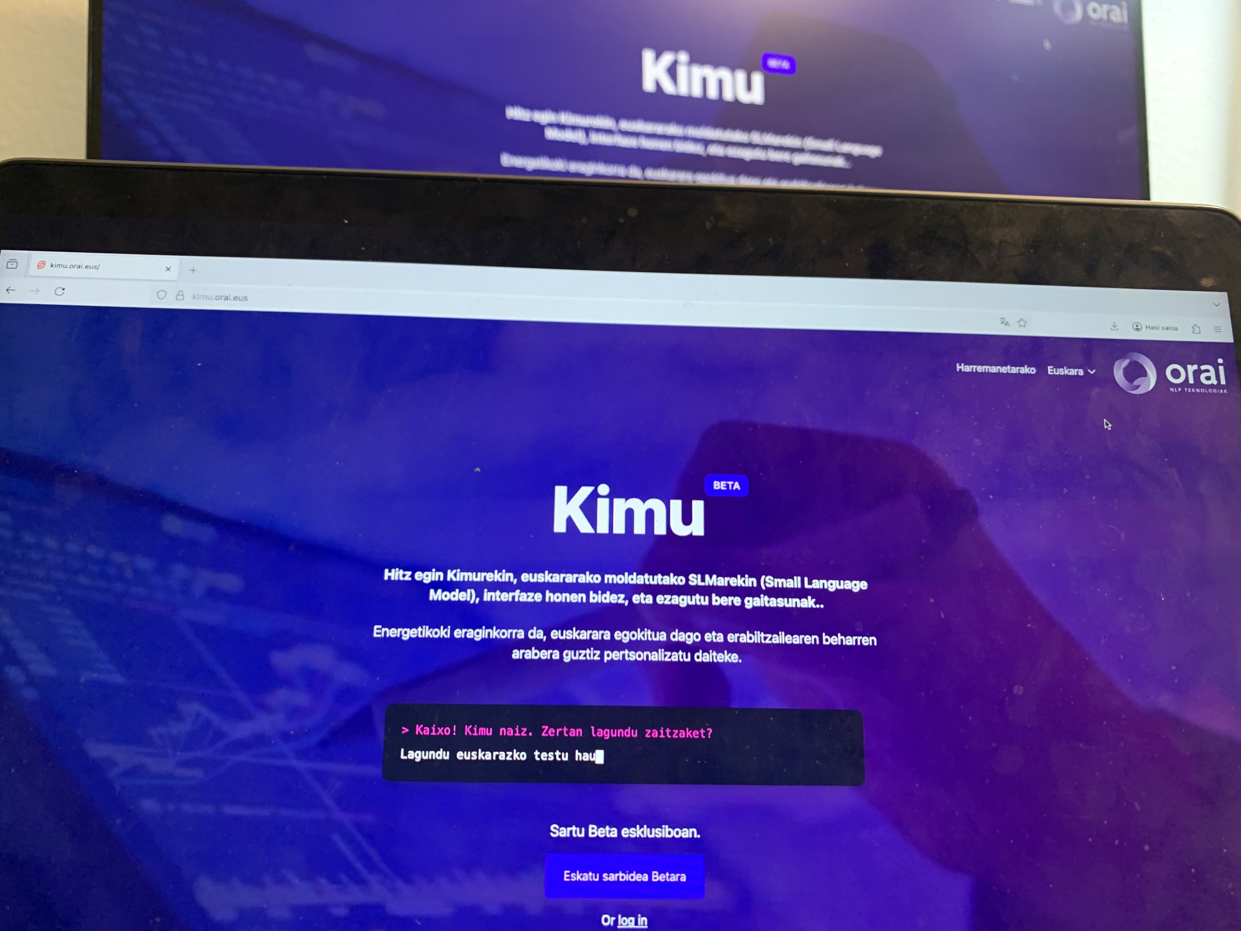 Dagoeneko badago Kimuren beta bertsio bat sarean, gonbidapen bidez eskuragarri dena | Argazkia: EnpresaBIDEA Dagoeneko badago Kimuren beta bertsio bat sarean, gonbidapen bidez eskuragarri dena | Argazkia: EnpresaBIDEA