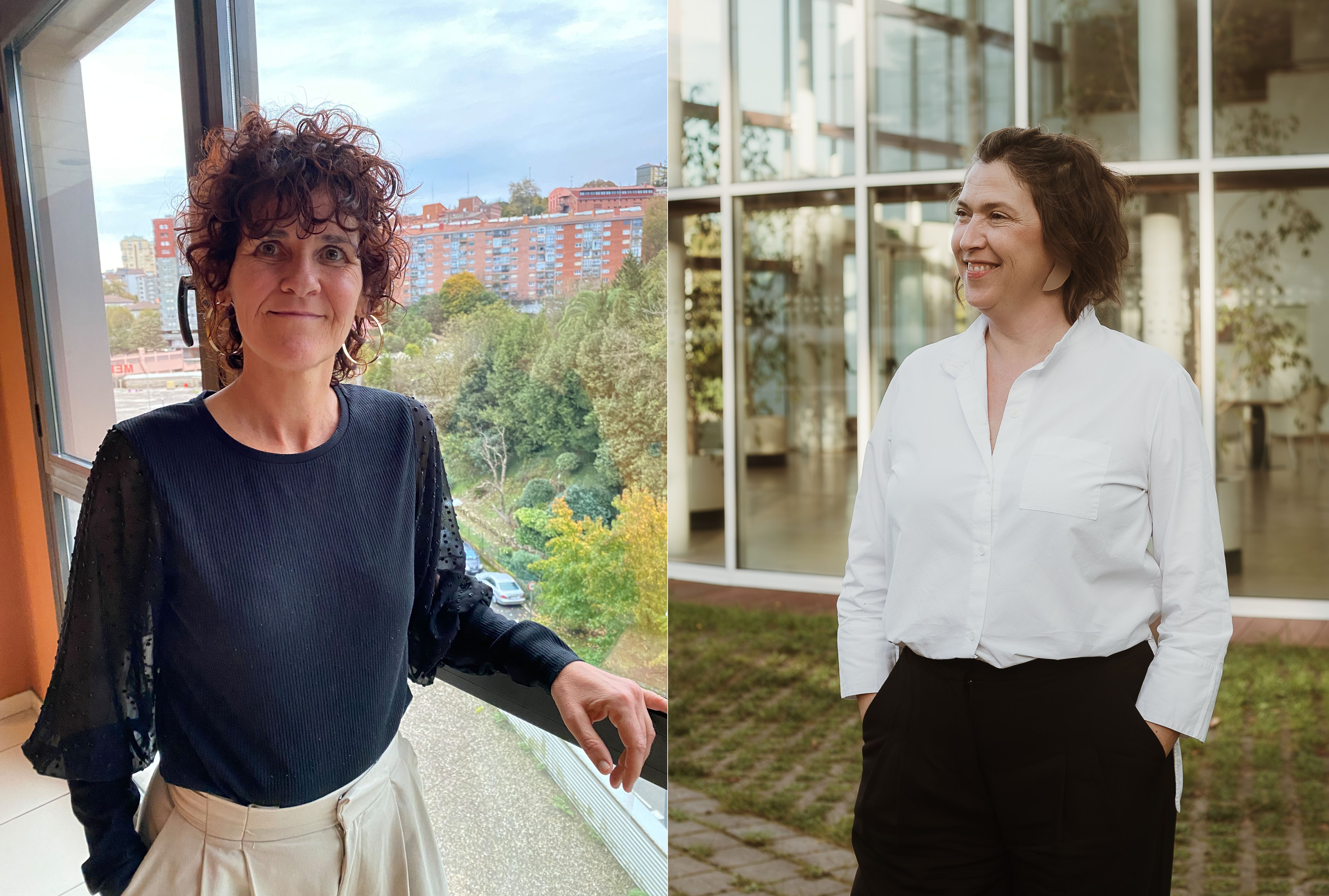 Idoia Iradi eta Lorea Aizpun, Kaosetik kontrolera tailerreko arduradunak | Argazkia: utzita