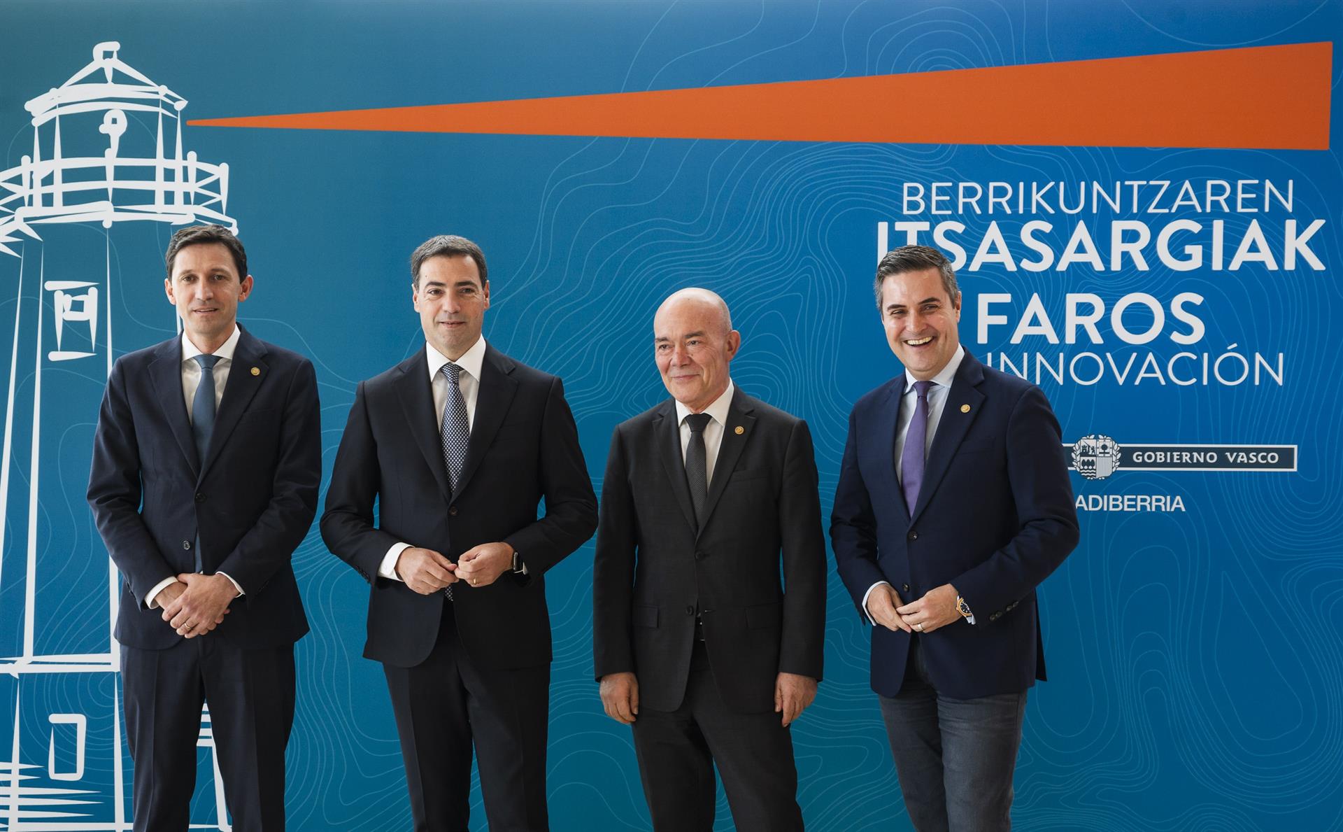 Noël D'Anjou, Imanol Pradales, Juan Ignacio Pérez eta Mikel Jauregi | Argazkia: Europa Press