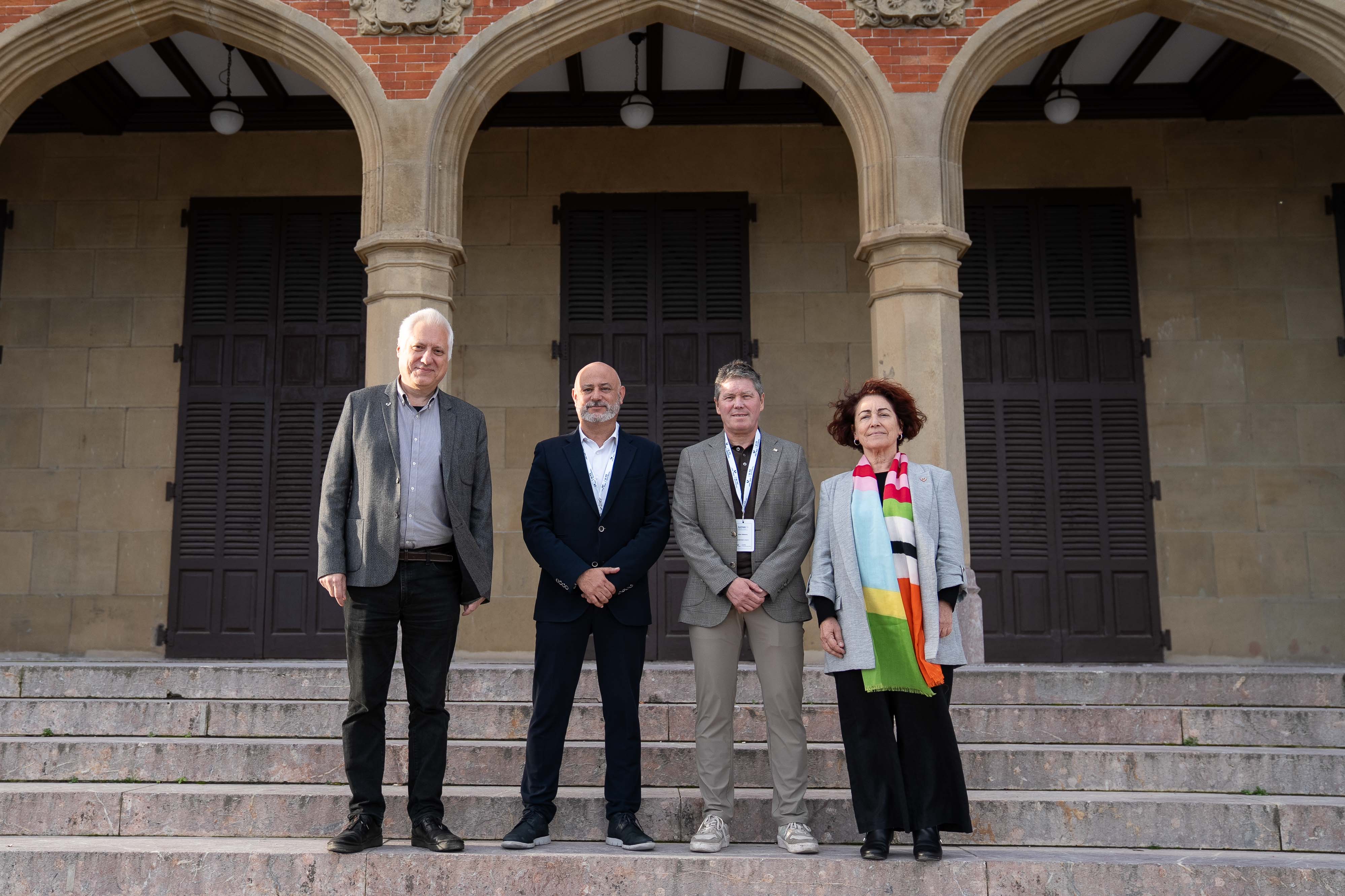 German Rigau, Rafael Briet Seguí, Aitor Aldasoro eta Igone Zabala, gaur Donostiako Miramar Jauregian | Argazkia: Javi Julio 