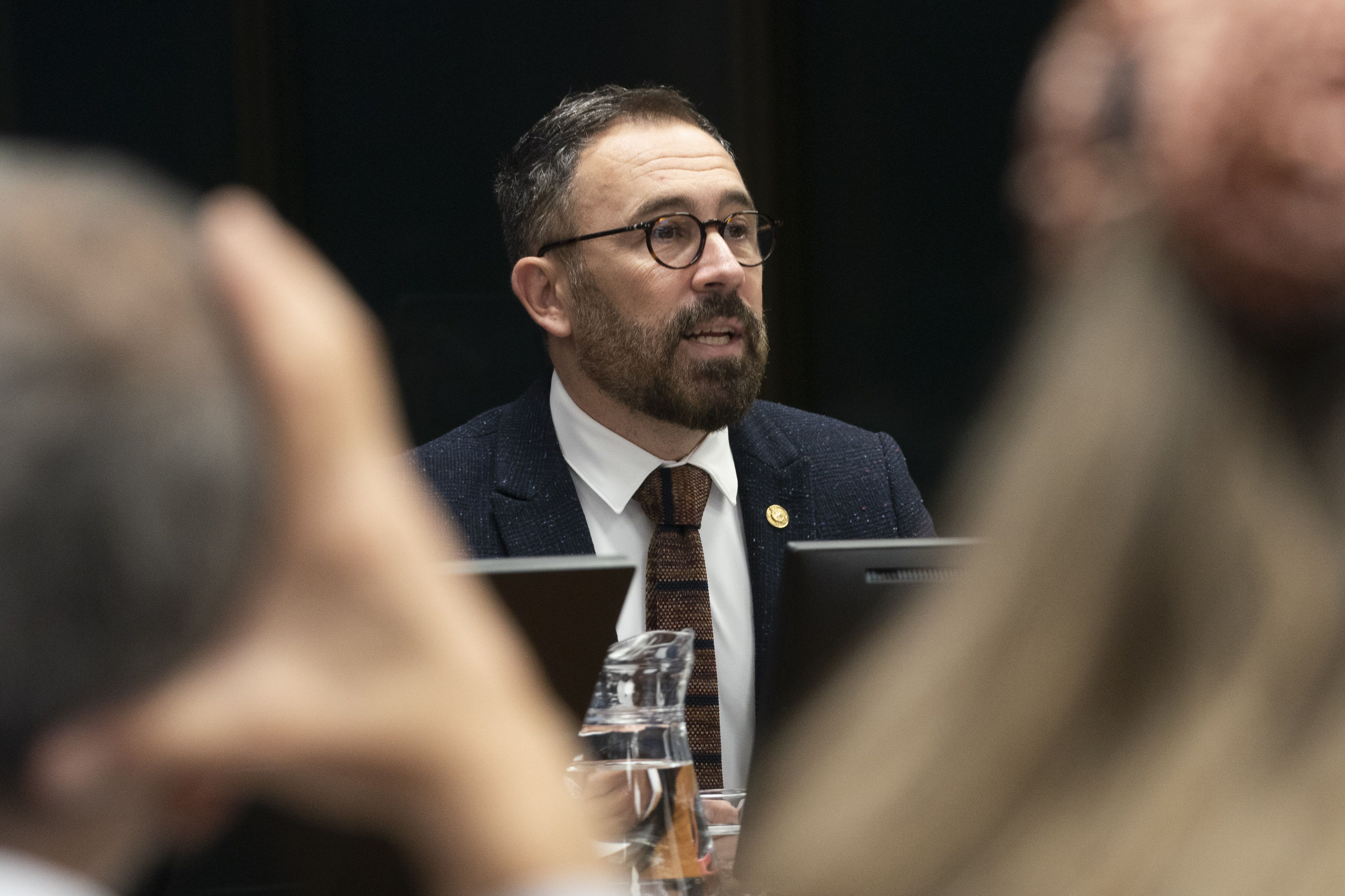 Denis Itxaso sailburua 2026ko sailaren aurrekontuen aurkezpenean | Argazkia: Irekia