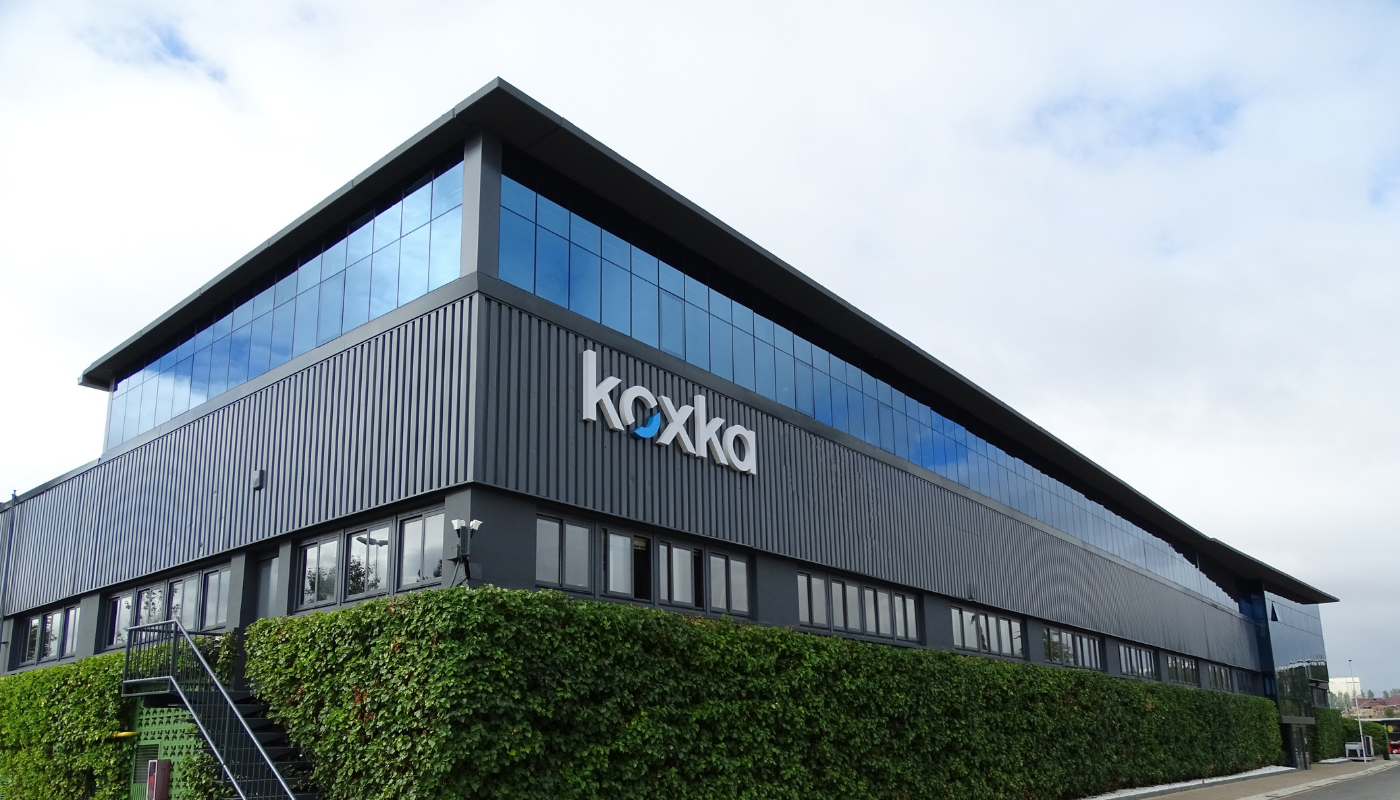 Koxkaren egoitza, Iruñeko Landaben industrialdean | Argazkia: Koxka Koxkaren egoitza, Iruñeko Landaben industrialdean | Argazkia: Koxka