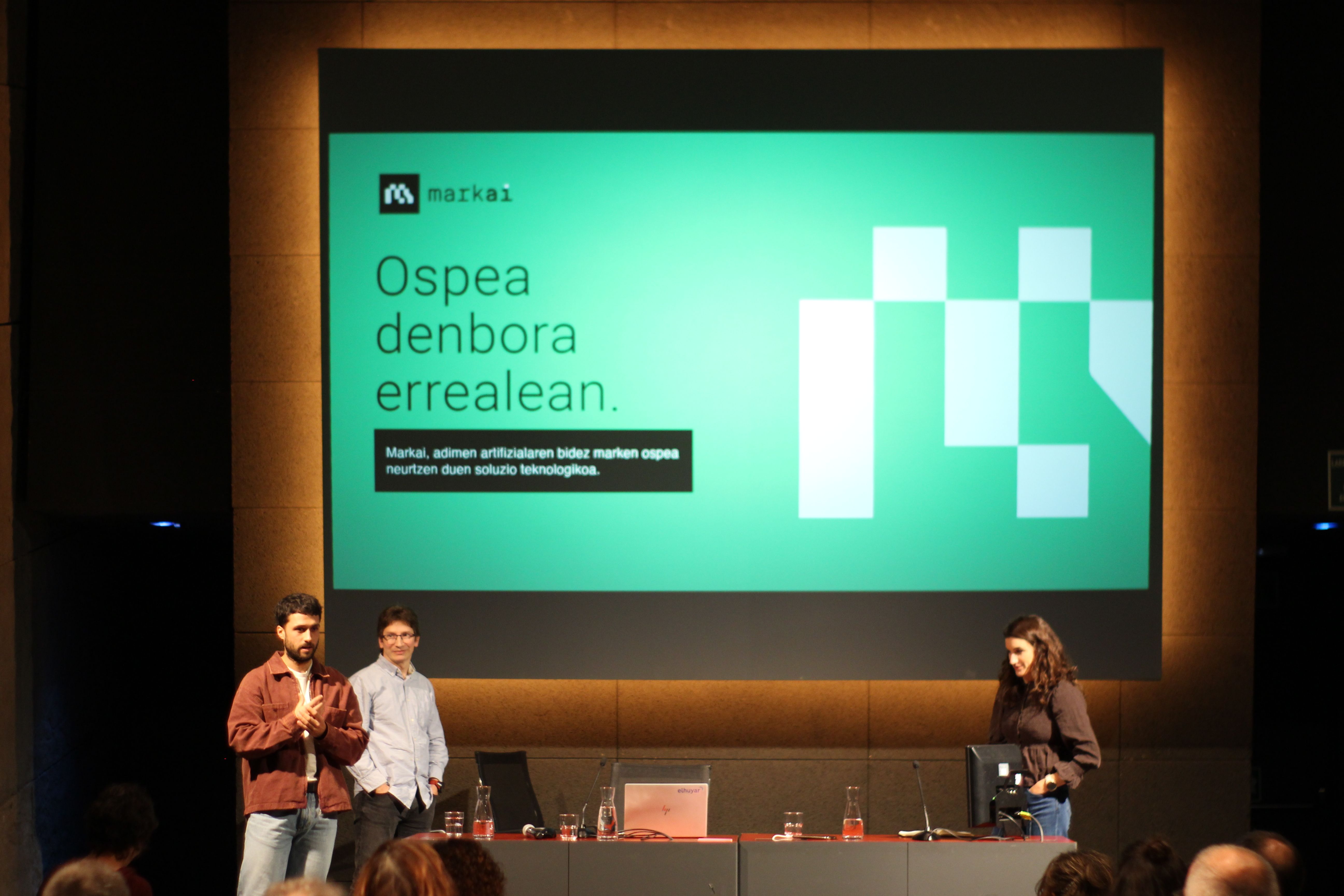 Markairen aurkezpena Indeusen topaketa | Argazkia: Orai