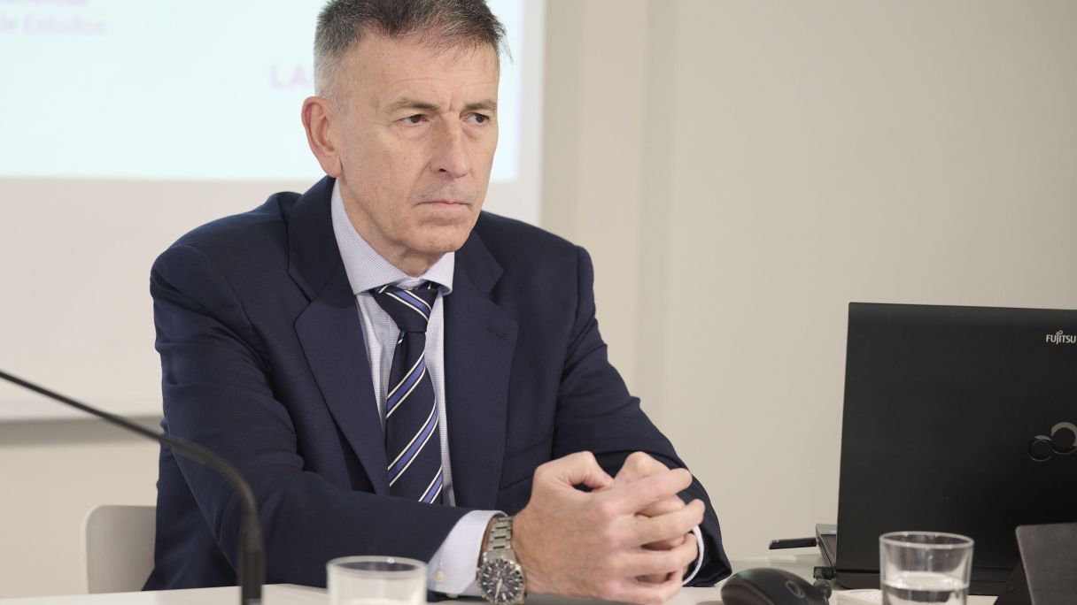 Madariaga atzoko agerraldian | Argazkia: utzitakoa