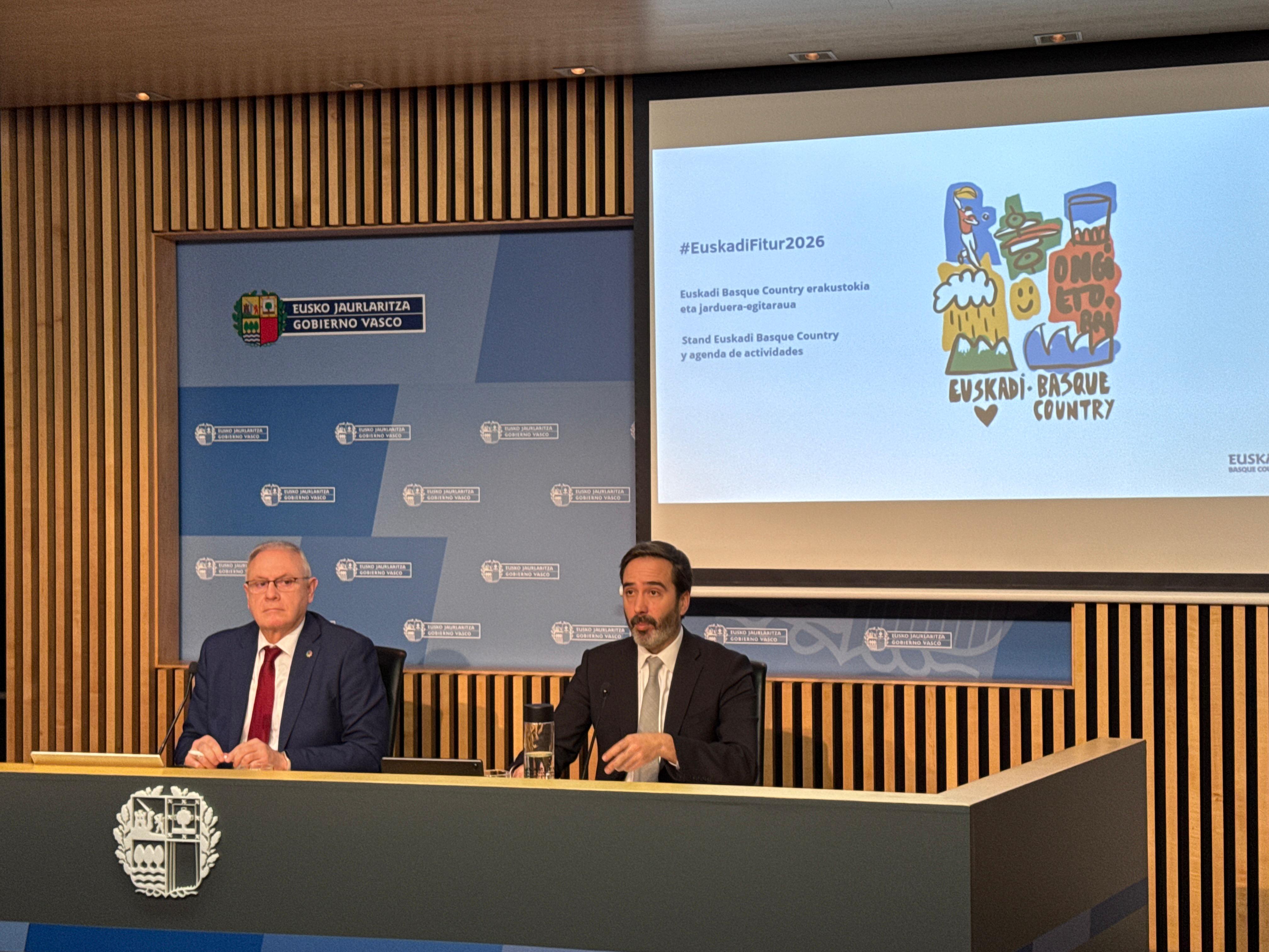 Daniel Solana (Basque Tour) eta Javier Hurtado (Jaurlaritza) | Argazkia: Irekia