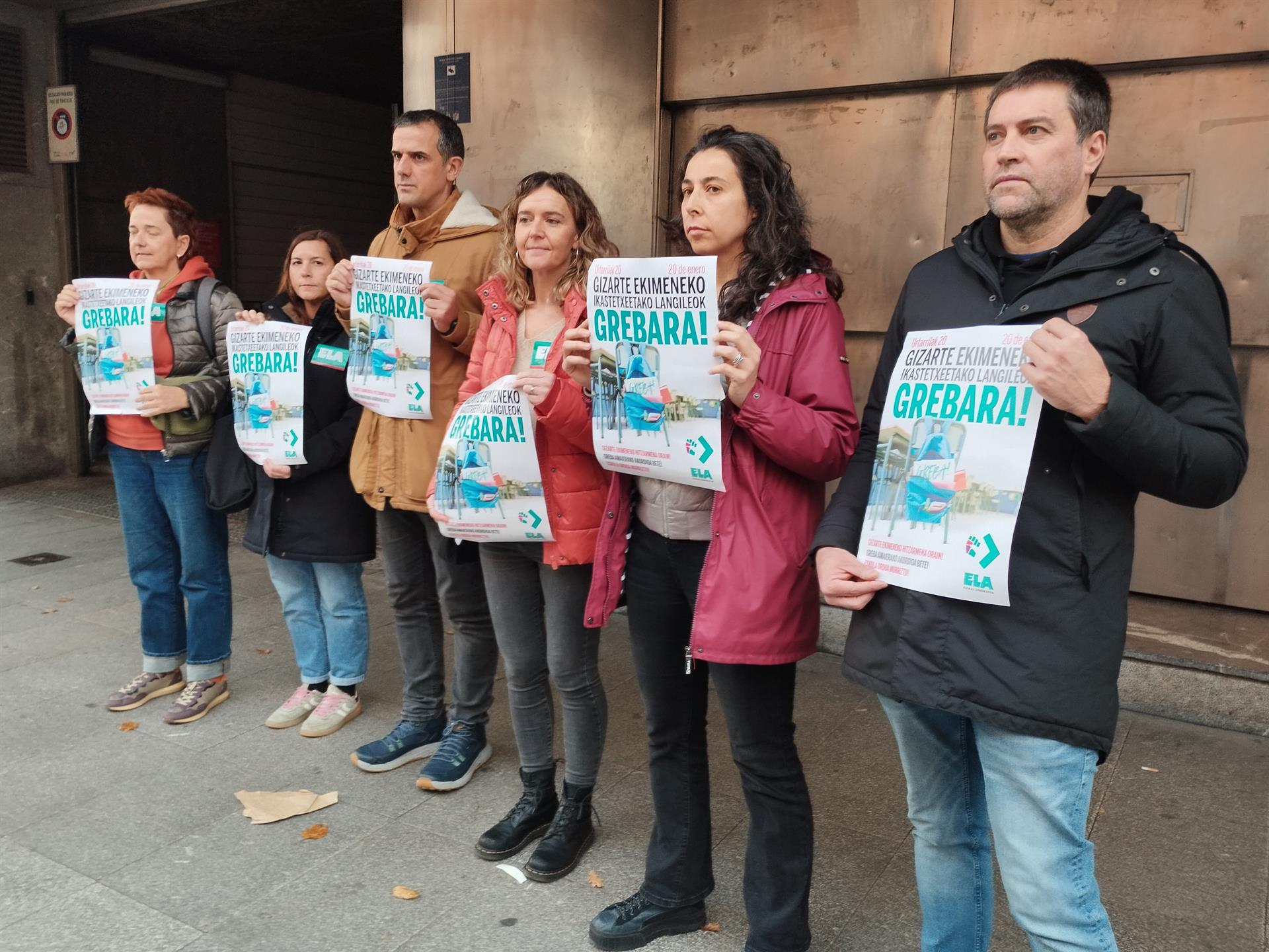 ELAko ordezkariak gaur | Argazkia: Europa Press