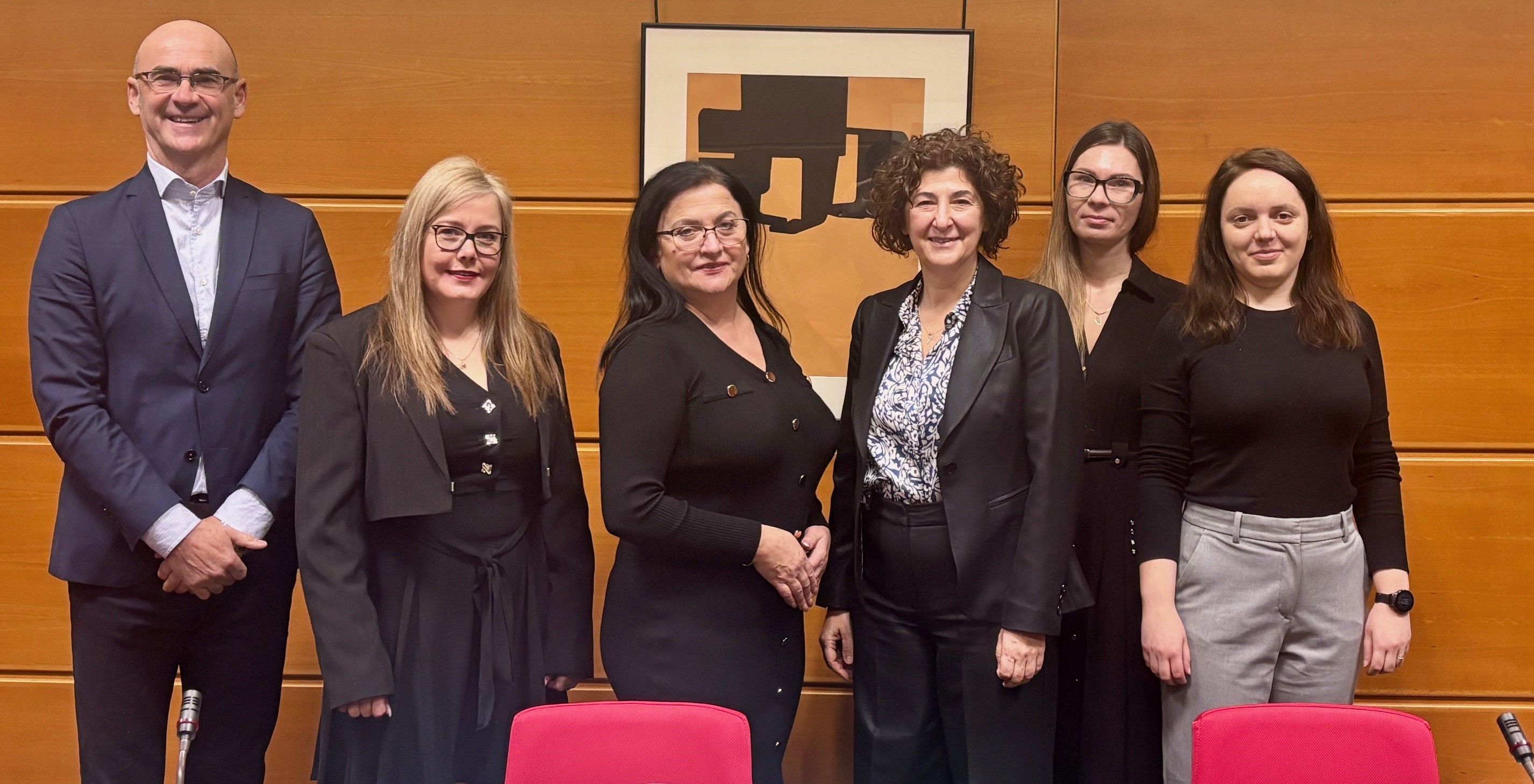 Eslovakiako ordezkariak gaur Jaurlaritzaren egoitzan, Gasteizen |Argazkia: Eusko Jaurlaritza