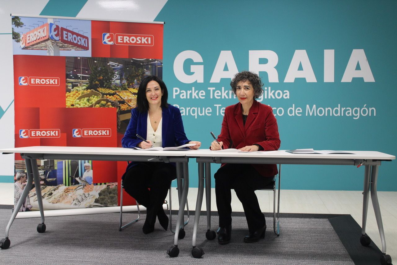 Irune Mateo (Eroski) eta Idurre Albizu (Garaia) | Argazkia: Eroski