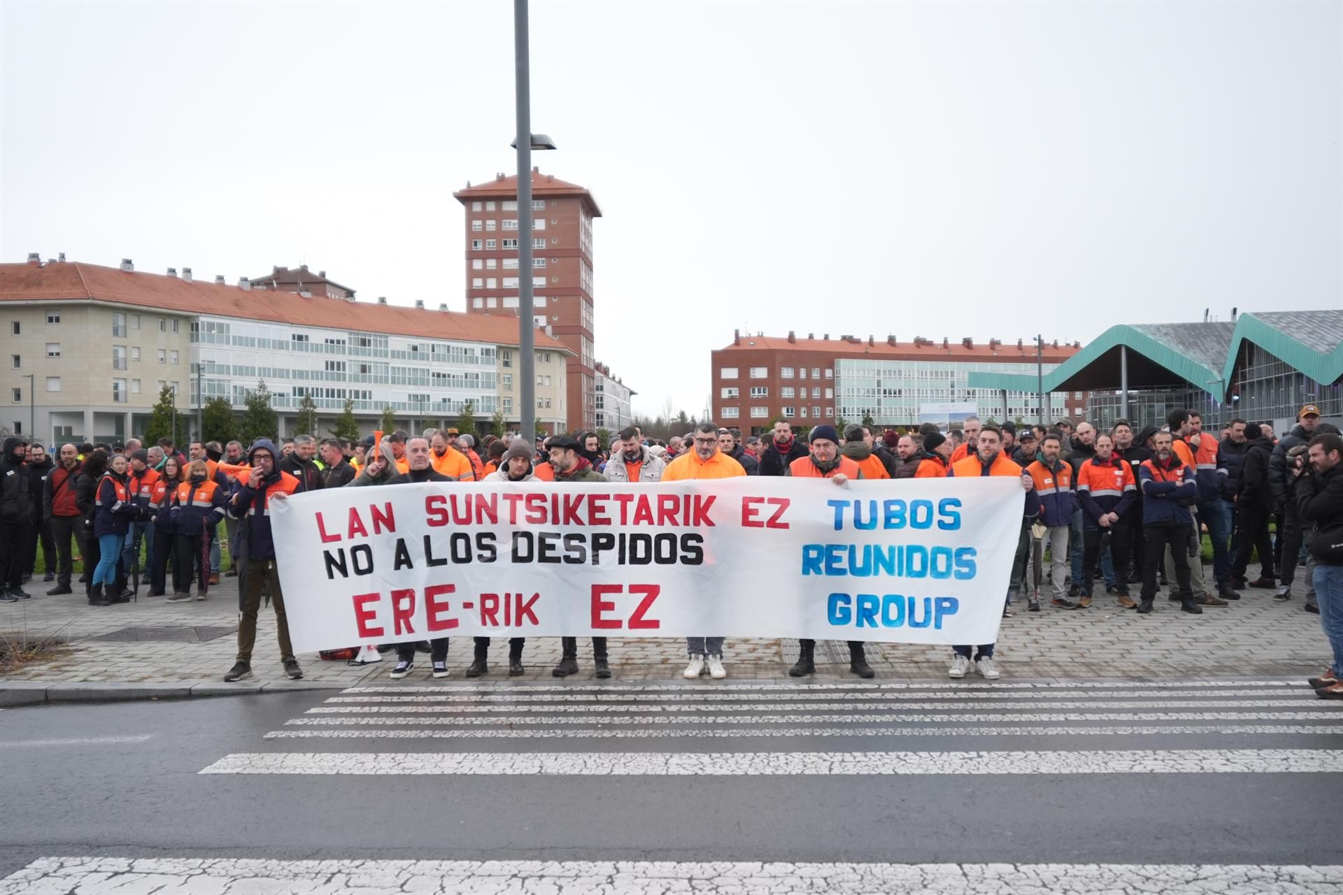Tubos Reunidoseko langileak, protestan | Argazkia: Iñaki Berasaluce/Europa Press Tubos Reunidoseko langileak, protestan | Argazkia: Iñaki Berasaluce/Europa Press
