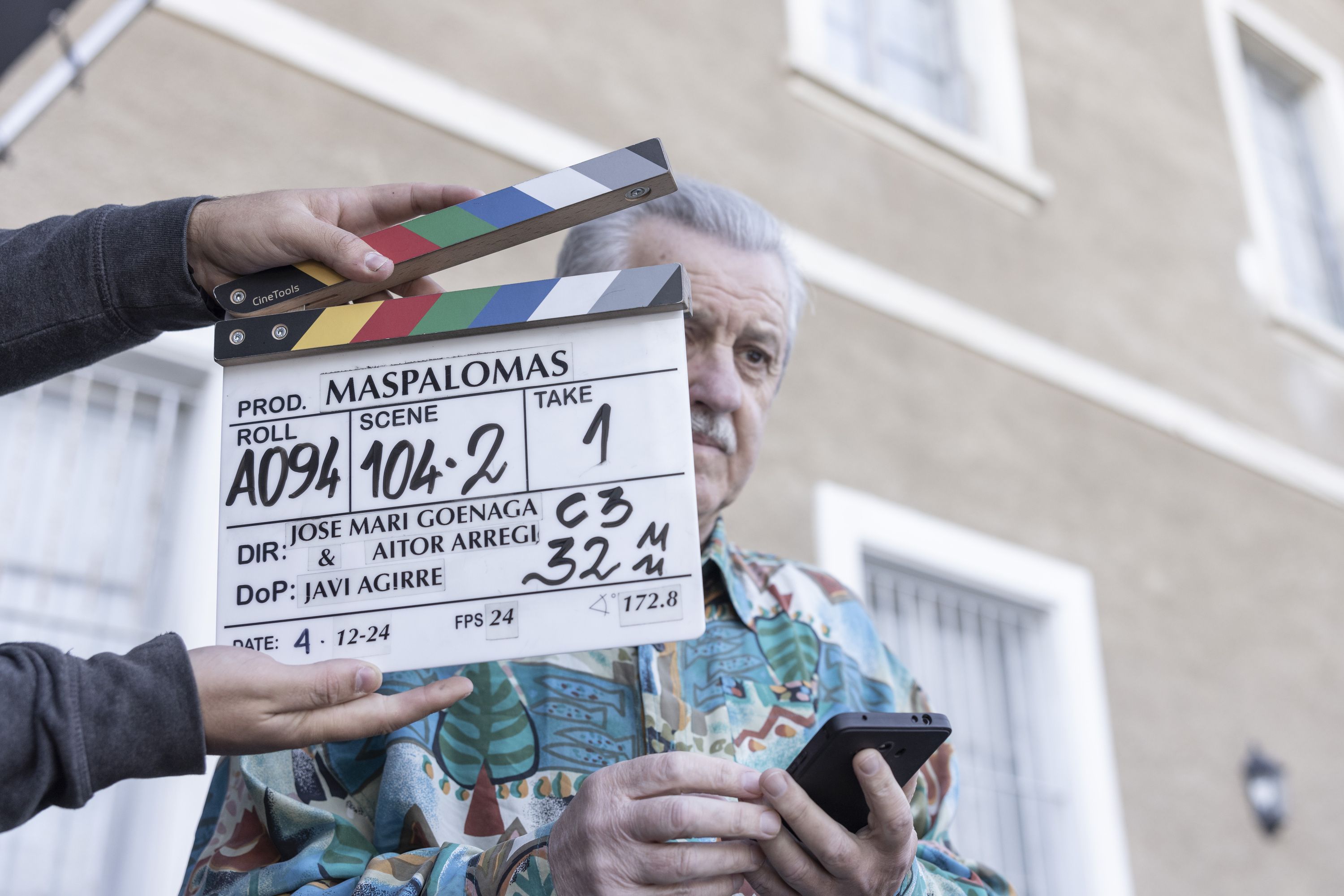 Jose Ramon Soroiz aktorea, Maspalomas filmeko protagonista | Argazkia: Moriarti produkzioak Jose Ramon Soroiz aktorea, Maspalomas filmeko protagonista | Argazkia: Moriarti produkzioak