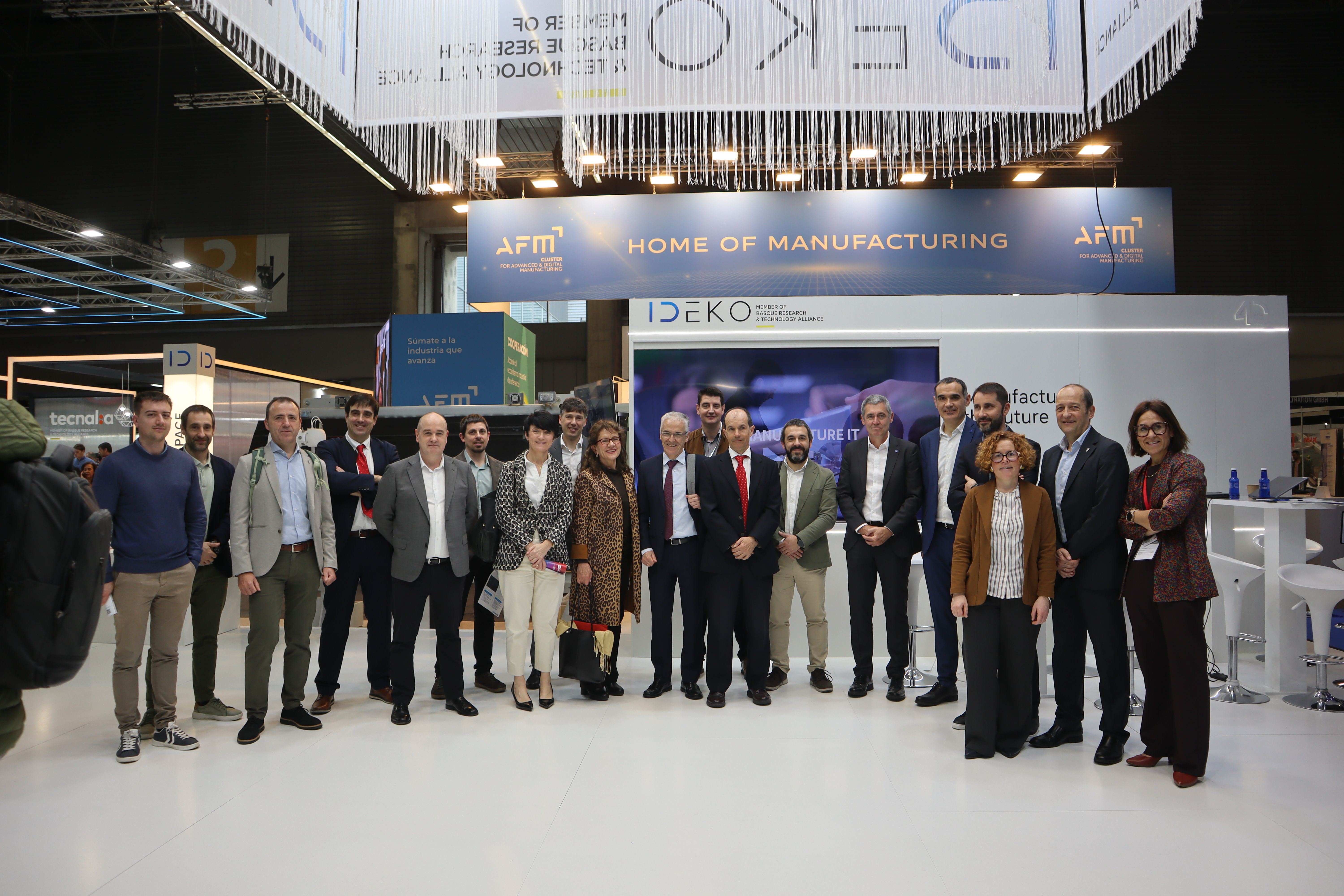 BRTAk antolatutako bisita Idekoren standean | Argazkia: BRTA