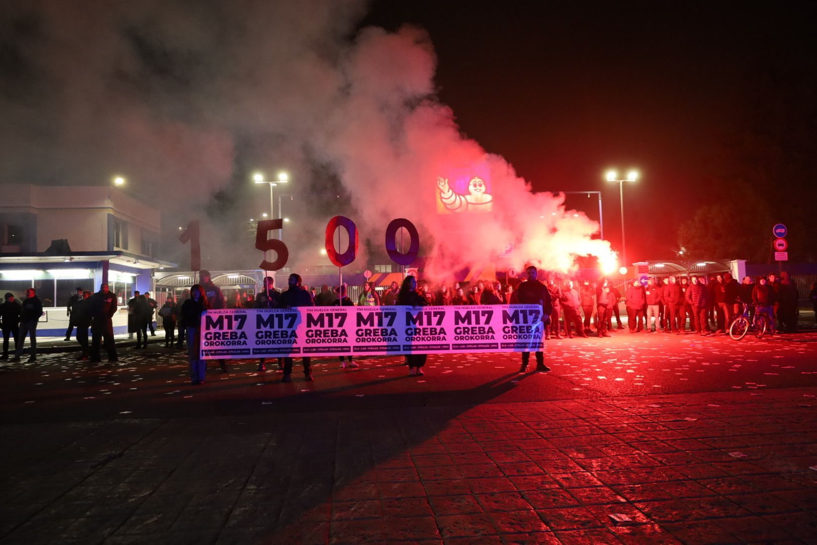 Hainbat poligono eta lantegietan piketeak izan dira | Argazkia: LAB sindikatua