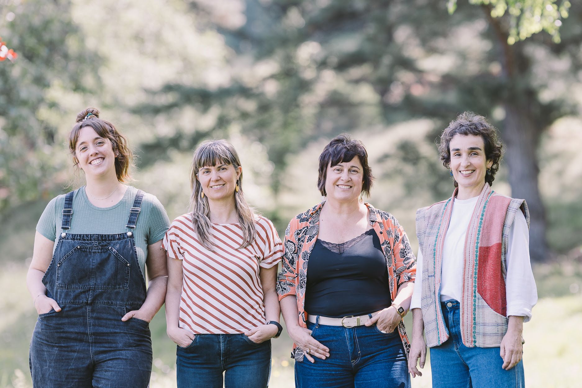 Onintza Irigoien Aizpitarte, Nerea Arrese Elortza, Oihana Jausoro Agirre eta Igone Bastarrika Salegi | Argazkia: Emun