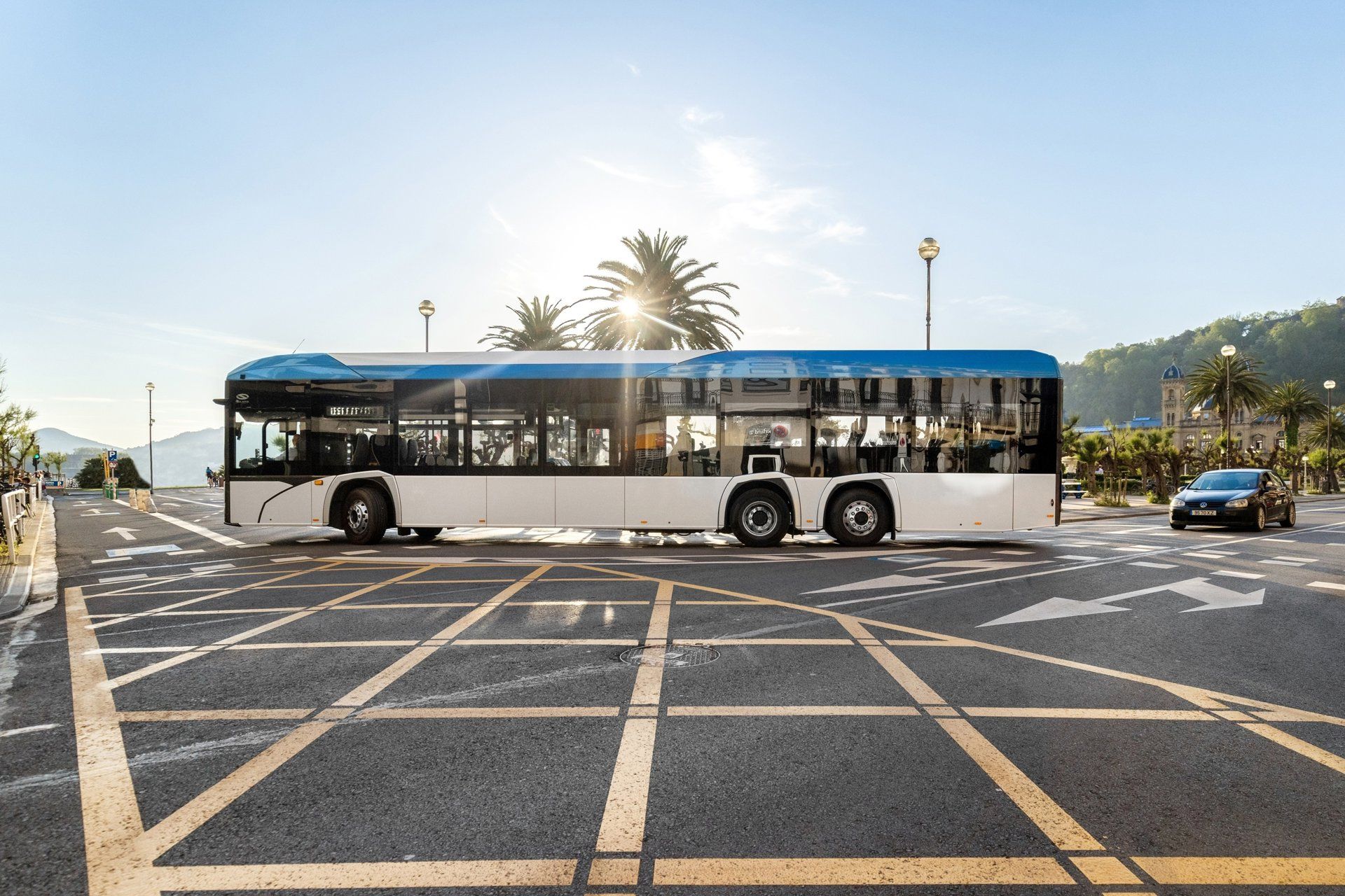 Solarisen autobus bat Donostian | Argazkia: CAF
