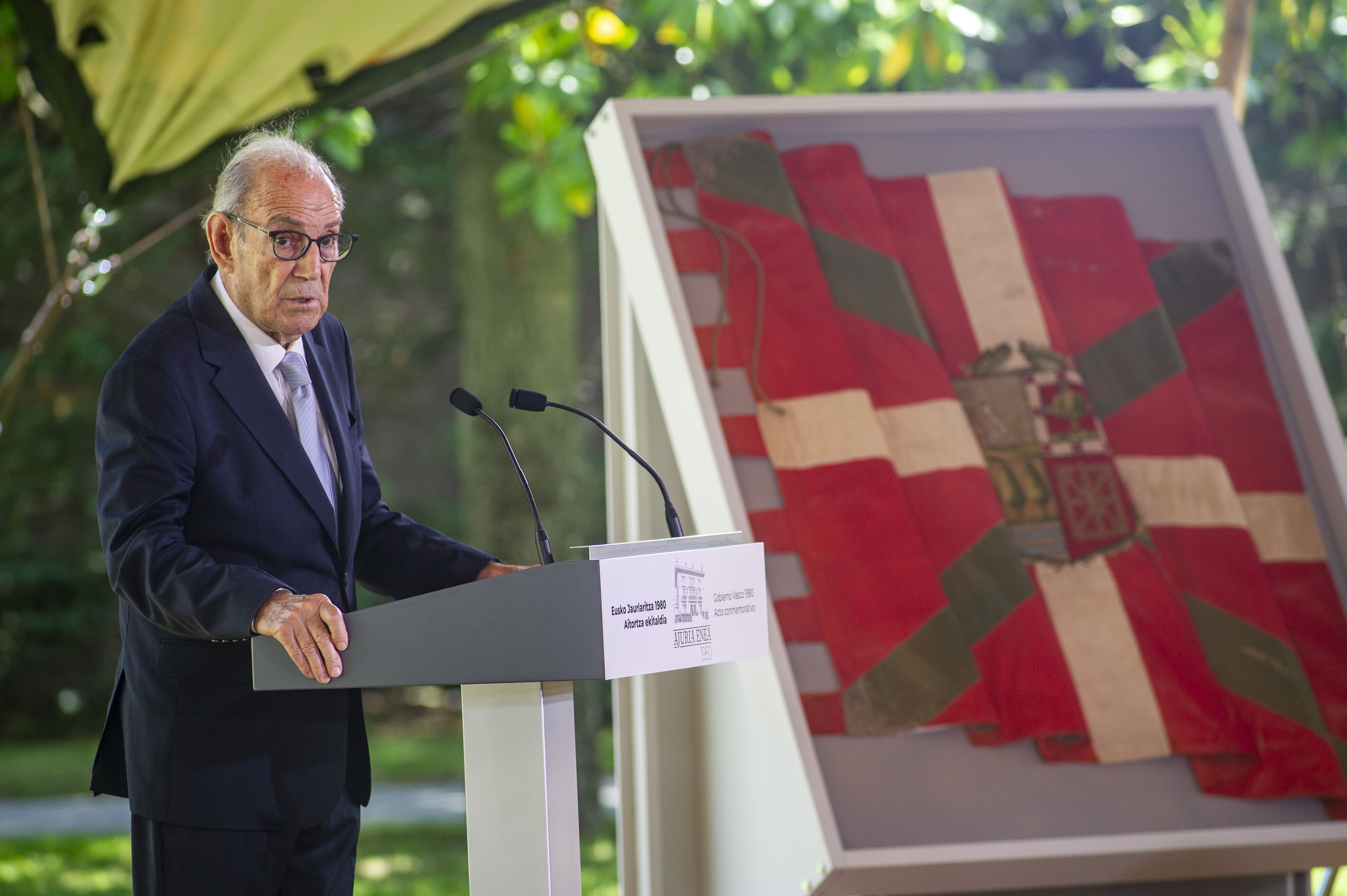 Carlos Garaikoetxea agerraldi batean | Argazkia:  Jaizki Fontaneda / Foku