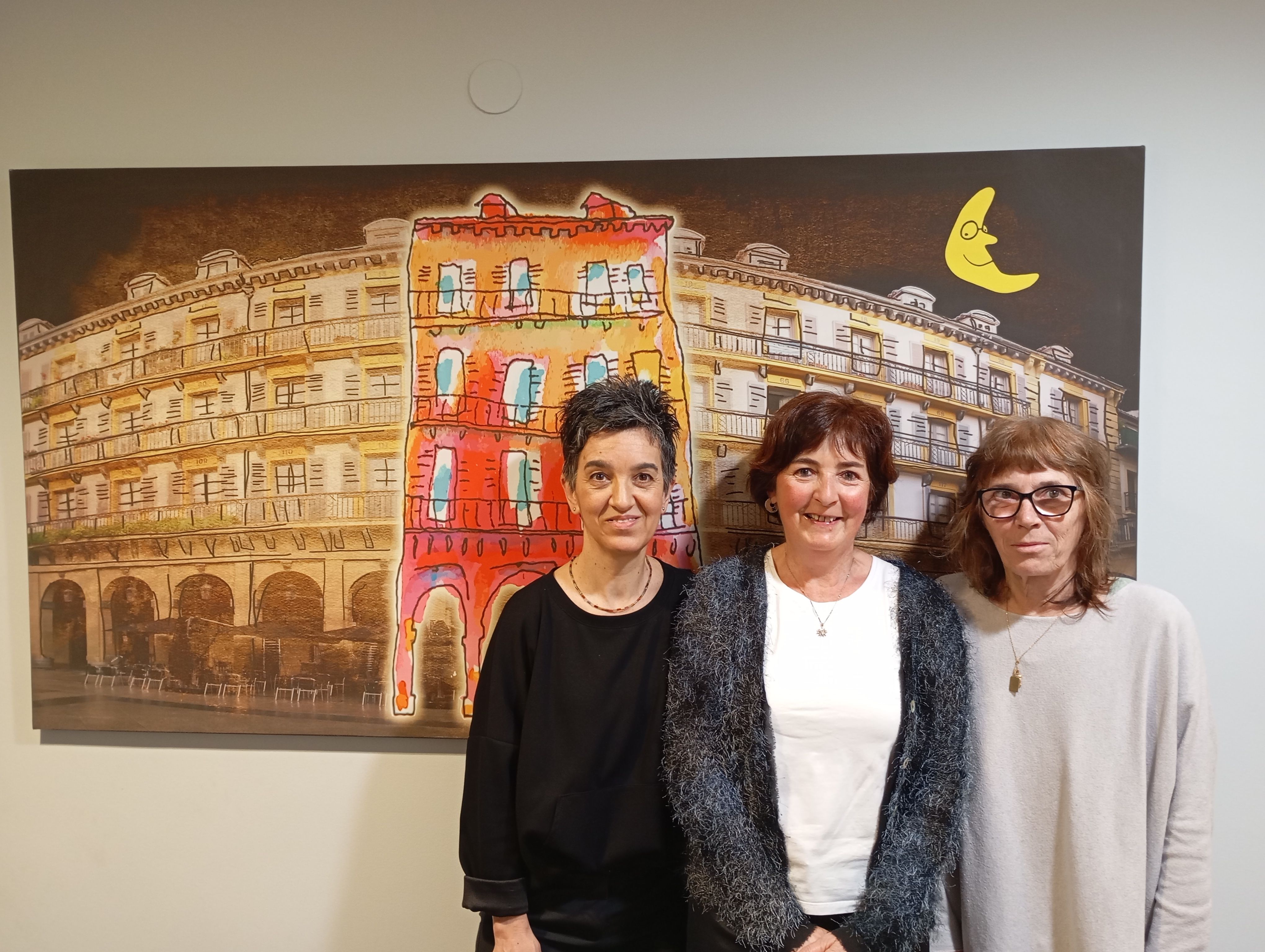 Ezker-eskuin, Agurtzane Goñi, Elena Calvillo eta Karmele Loinaz | Argazkia: Ilazki Ezker-eskuin, Agurtzane Goñi, Elena Calvillo eta Karmele Loinaz | Argazkia: Ilazki