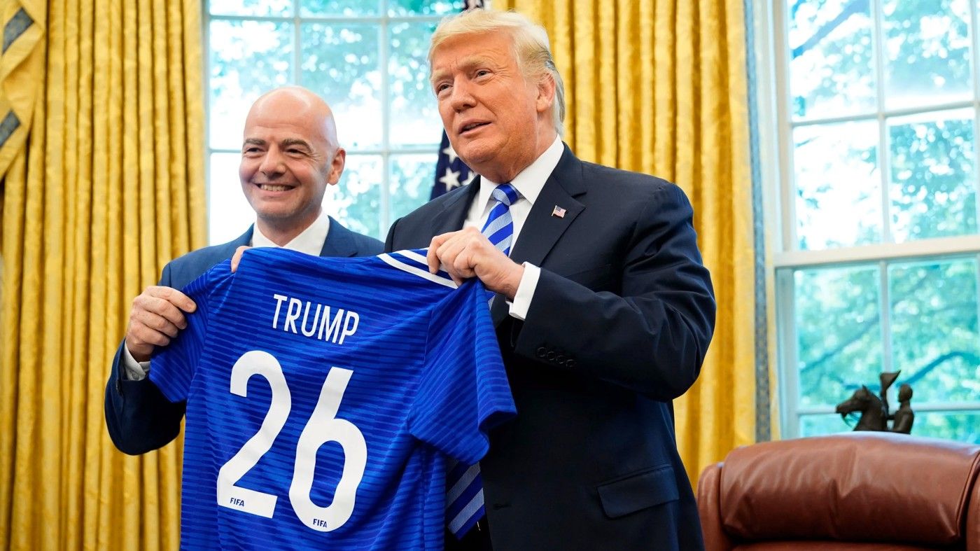 Gianni Infantino eta Donald Trump | Argazkia: FIFA