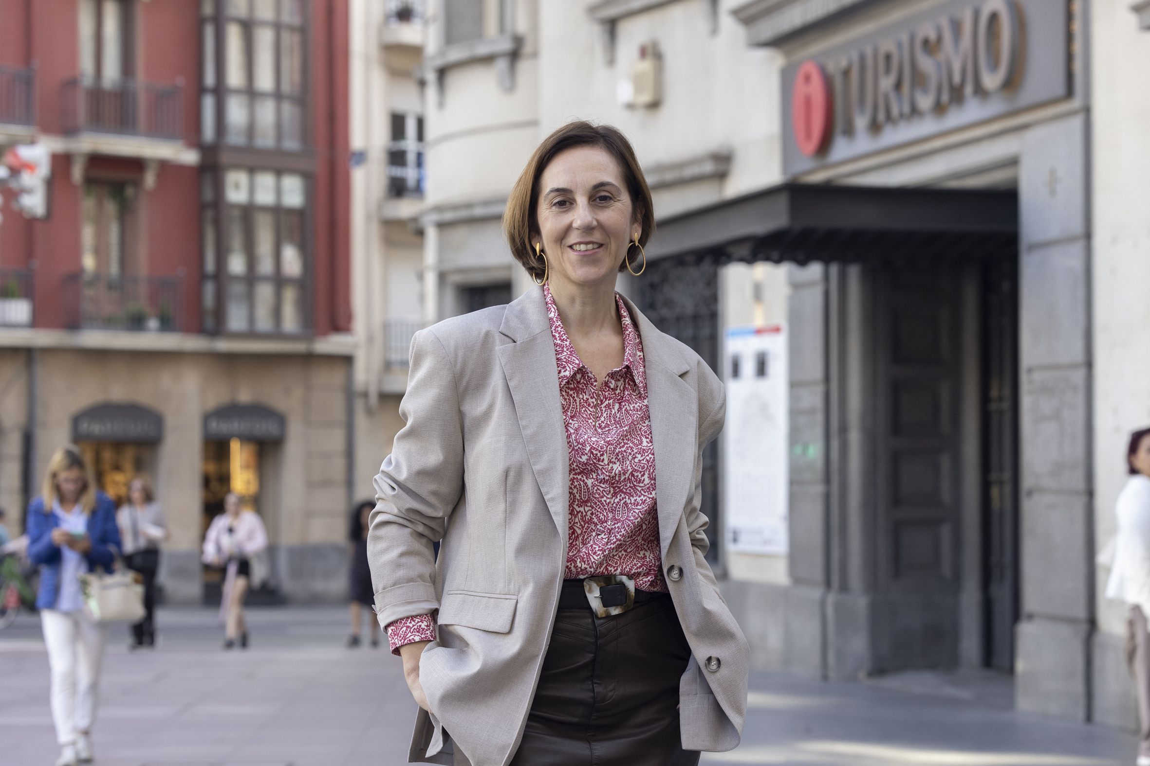 Kontxi Claver Bilboko Udaleko Garapen Ekonomikoko, Merkataritzako, Turismoko eta Enpleguko zinegotzia da | Argazkia: Bilboko Udala