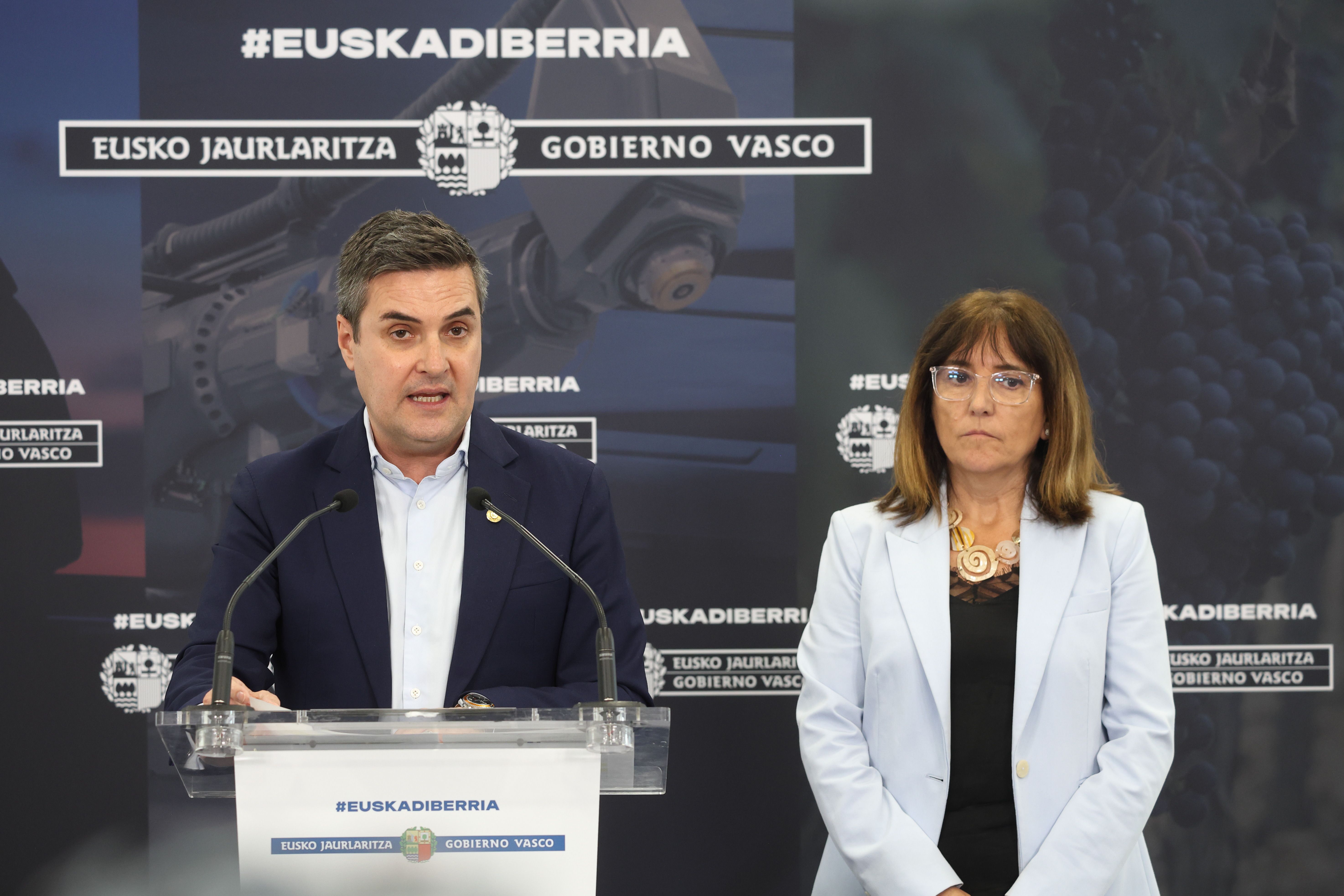 Jauregi eta Barredo, gaurko agerraldian | Argazkia: Irekia