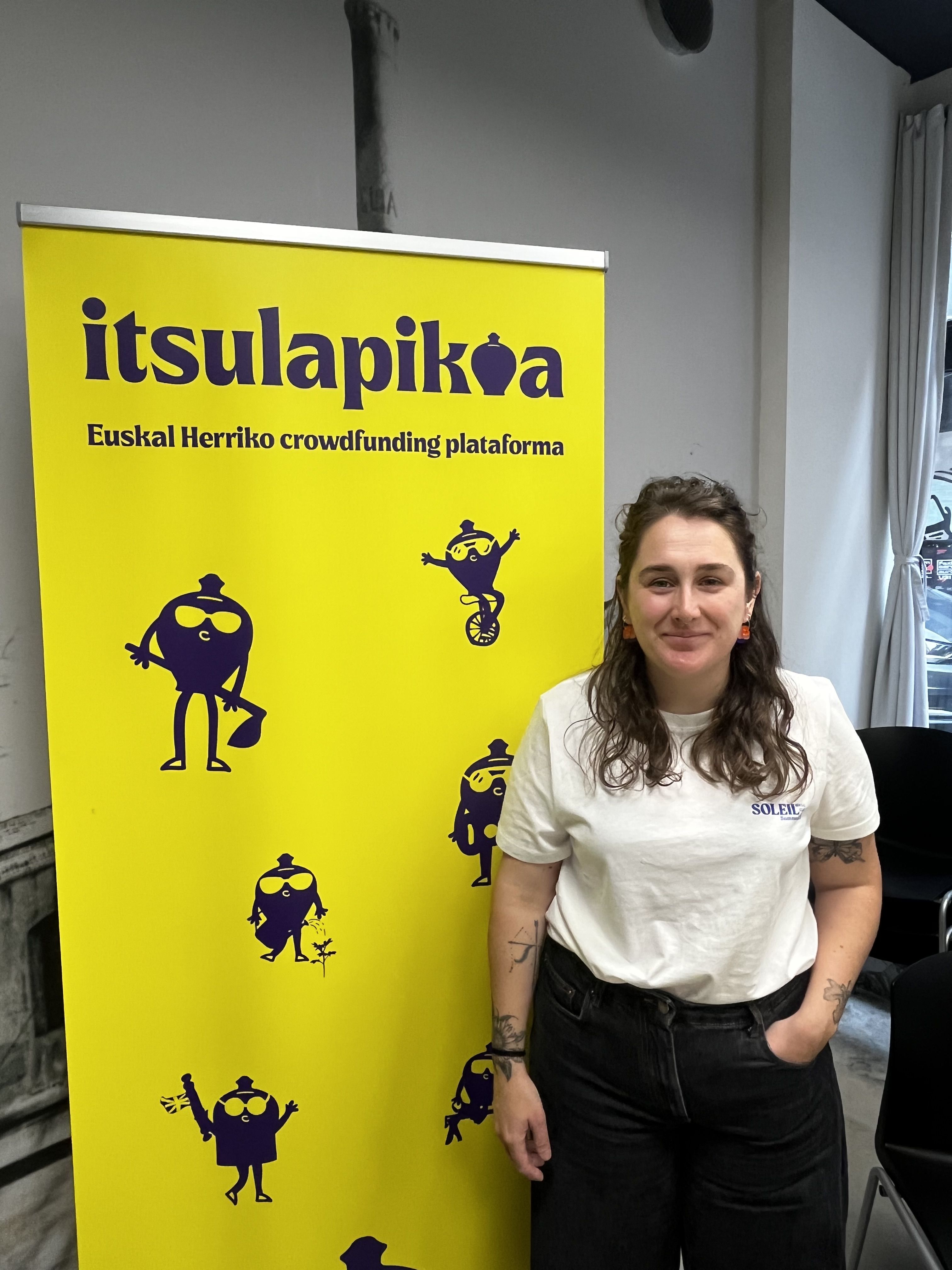 Maitane Arzalluz Itsulapikoa egitasmoaren kudeatzailea da |Argazkia: utzita