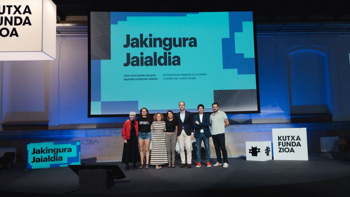 Jakingura Jaialdiko parte hartzaileak | Argazkia: Kutxa Fundazioa Jakingura Jaialdiko parte hartzaileak | Argazkia: Kutxa Fundazioa