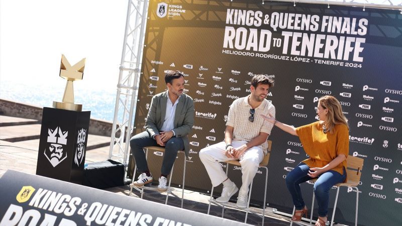 Kings & Queens Leagueko finalak Tenerifen aurkezteko prentsaurrekoan, 2024ko urrian | Europa Press Kanariak