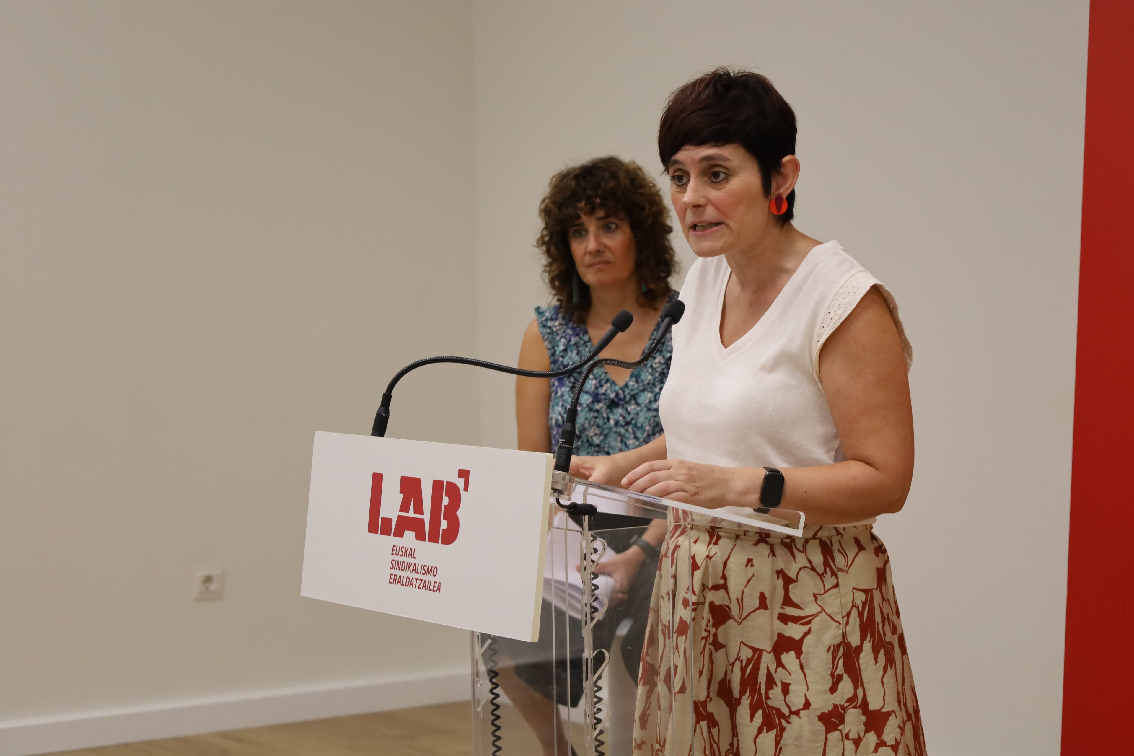 Garbiñe Aranburu eta Oihana Lopetegi | Argazkia: LAB