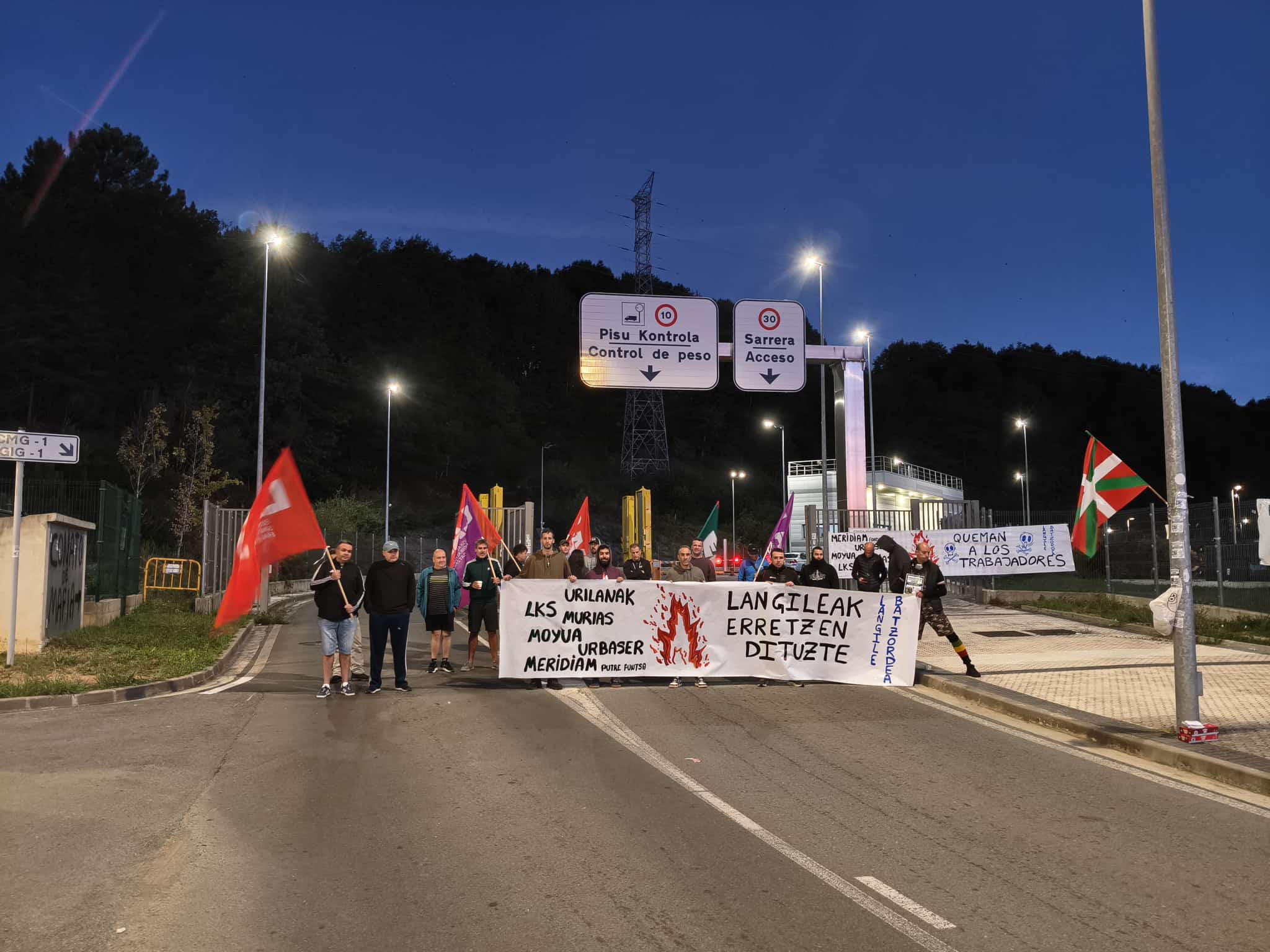 Greba Zubietako erraustegian | Argazkia: LAB-ELA