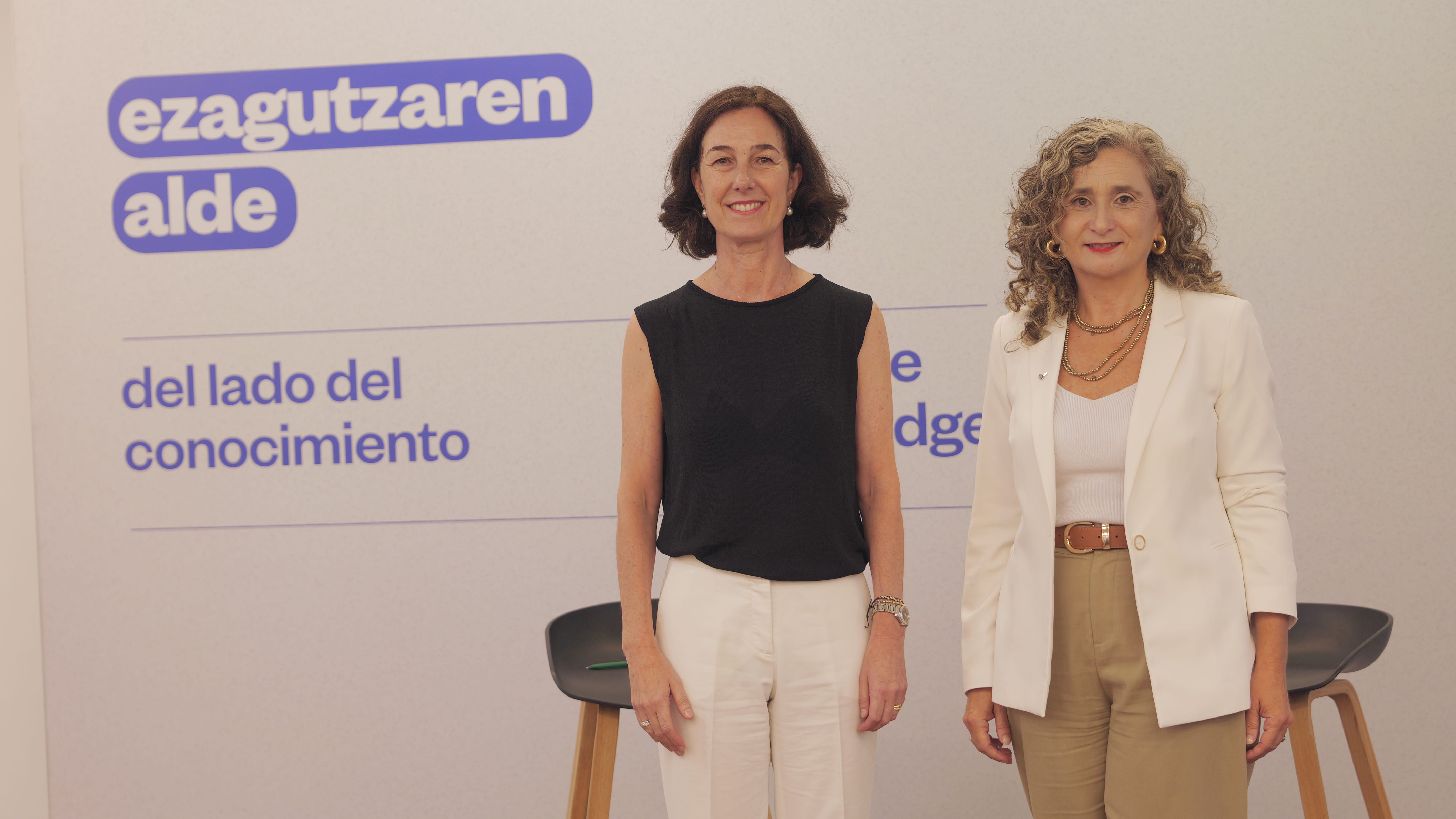 Idoia Otaegui eta Juana Goizueta gaurko agerraldian | Argazkia: UIK