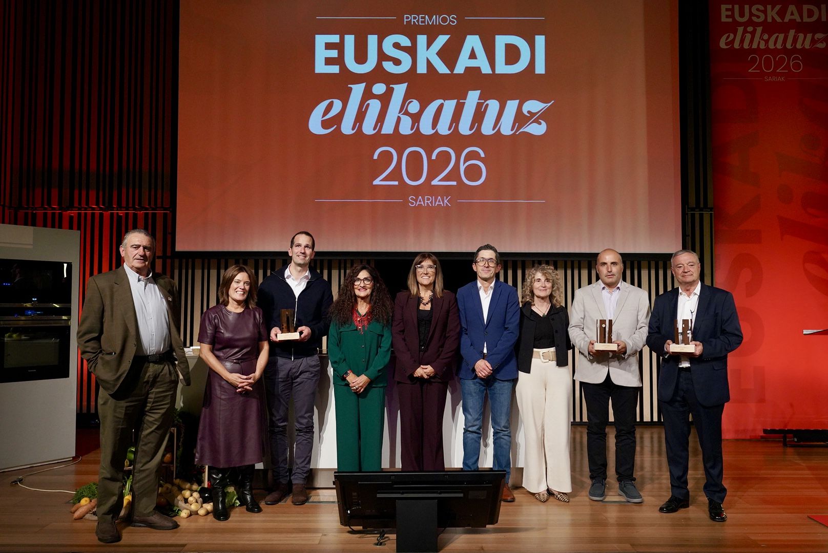 Euskadi Elikatuz sariaren irabazleak | Argazkia: Eroski Euskadi Elikatuz sariaren irabazleak | Argazkia: Eroski