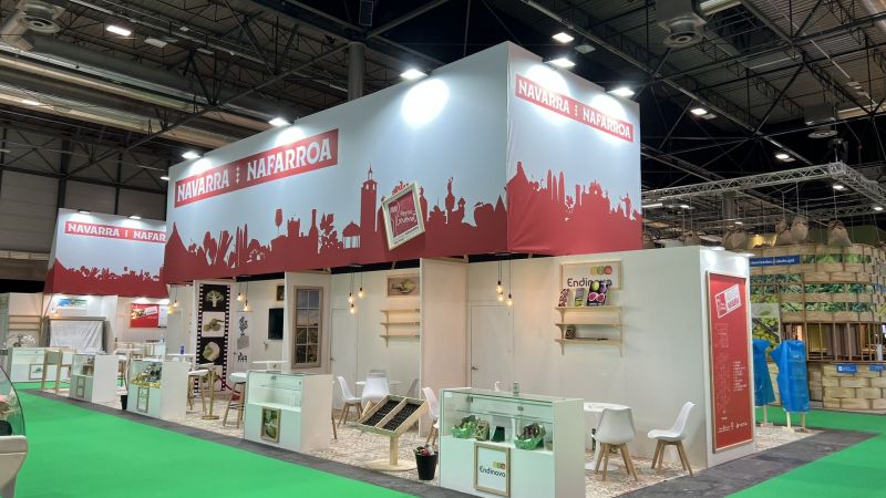 Nafarroako konpainien stand-a Fruit Attraction azokan| Argazkia: INTIA Nafarroako konpainien stand-a Fruit Attraction azokan| Argazkia: INTIA