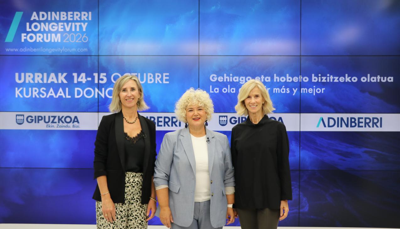 Adinberri Longevity Forumaren bigarren edizioa aurkeztu da|Argazkia : GFA