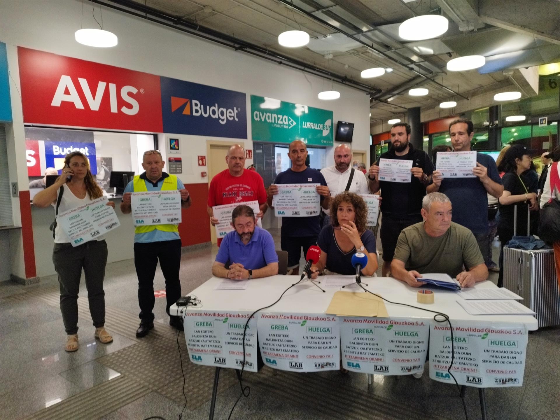 Avanza Gipuzkoako langileak greban | Argazkia: Europa Press Avanza Gipuzkoako langileak greban | Argazkia: Europa Press