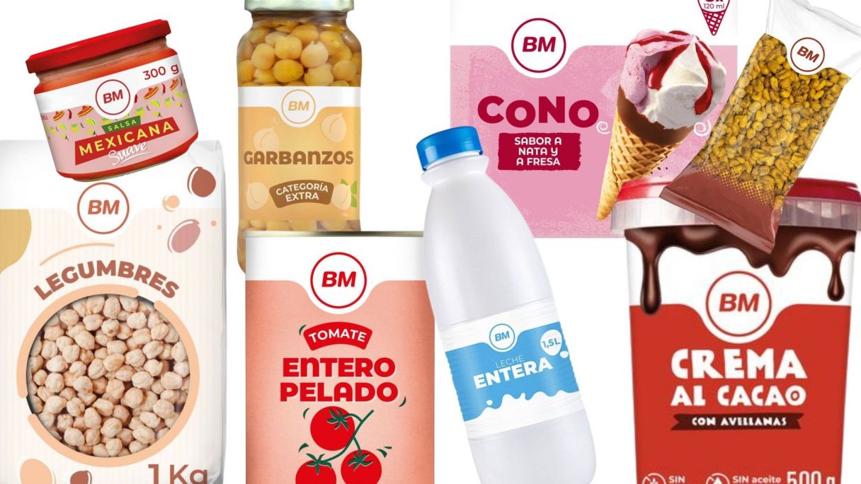 BMren marka zuriko hainbat produktu | Irudiak: BM / Enpresabidea BMren marka zuriko hainbat produktu | Irudiak: BM / Enpresabidea