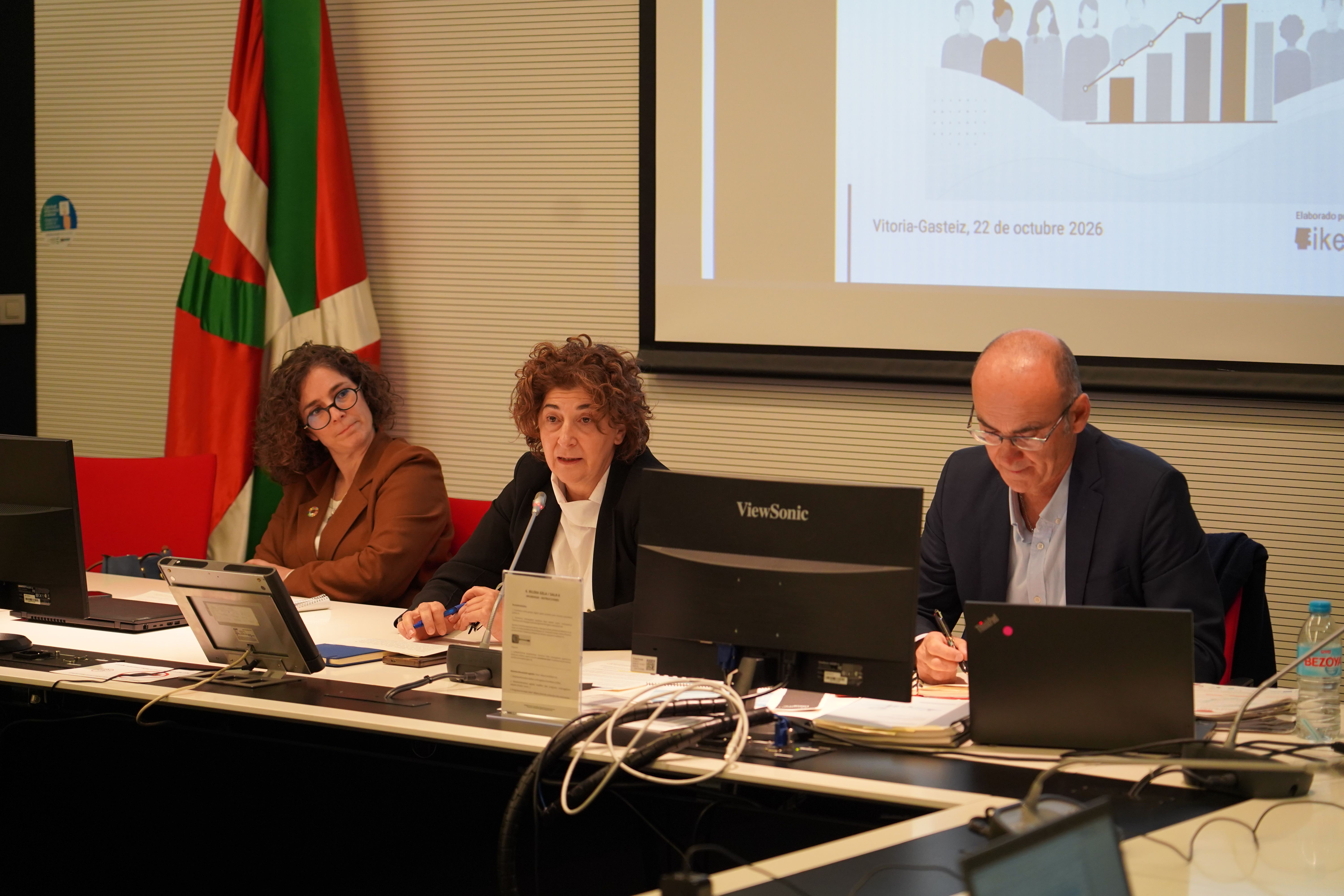 Elena Peerez Barredo eta Jokin Diaz | Argazkia: Ekonomia, Lan eta Enplegu Saila