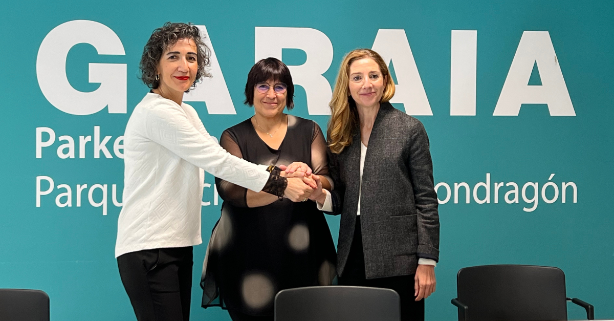 Idurre Albizu, Virginia Amilibia eta Iratxe Pascual | Argazkia: Garaia Parke Teknologikoa Idurre Albizu, Virginia Amilibia eta Iratxe Pascual | Argazkia: Garaia Parke Teknologikoa